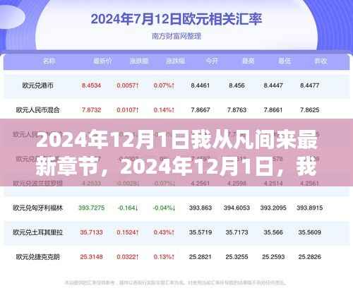 我从凡间来最新章节概览（截至2024年12月1日）