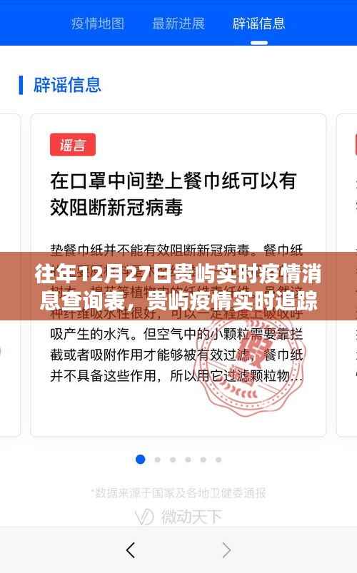 科技之光助力贵屿疫情防控，实时追踪系统下的疫情消息查询表
