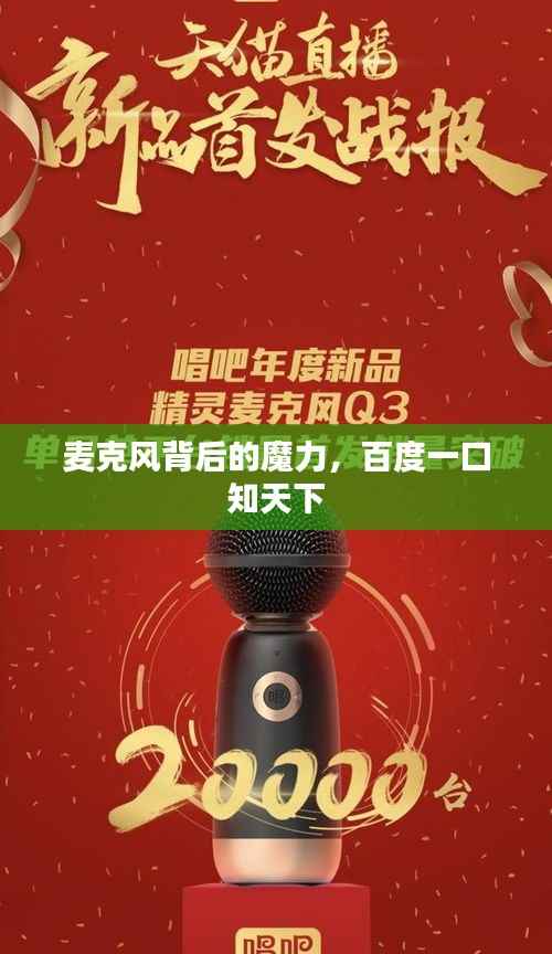 麦克风背后的魔力,百度一口知天下